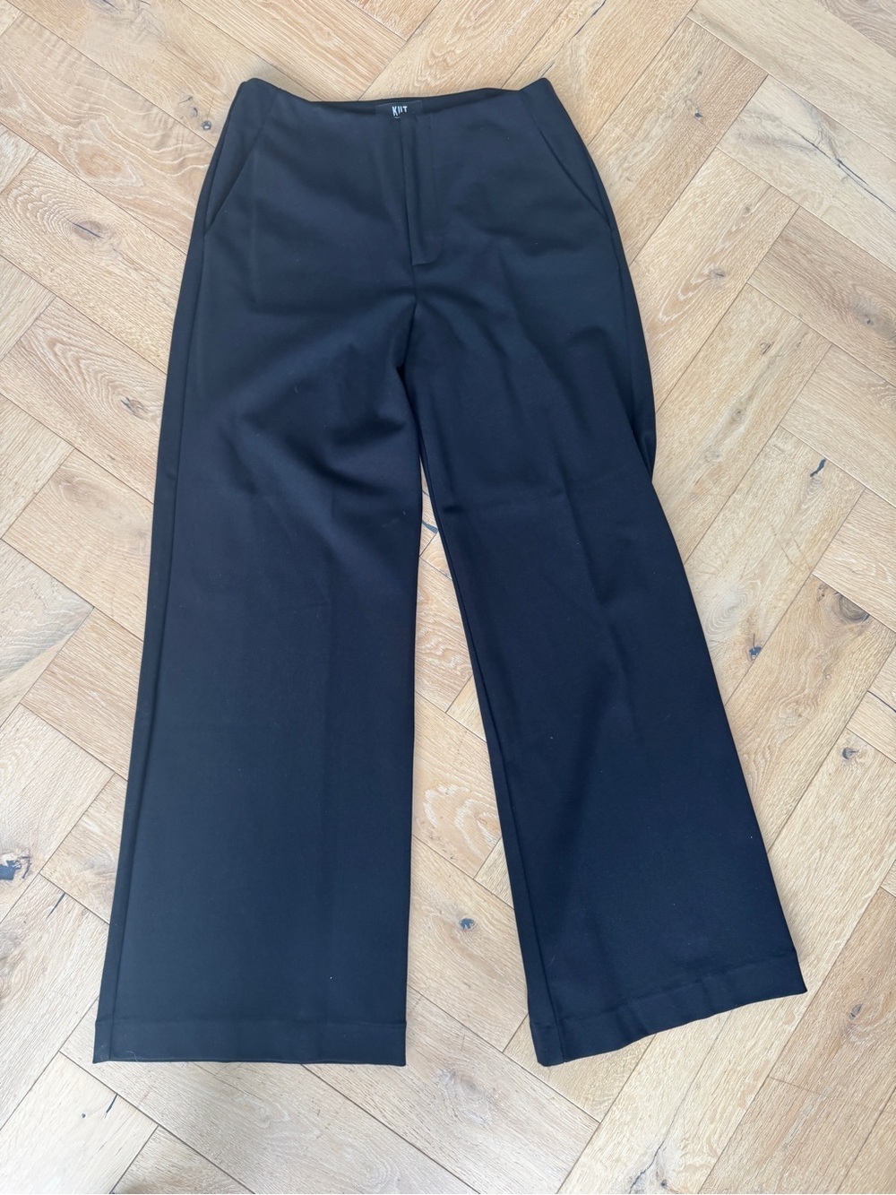 Kut from the Kloth Black Wide-Leg Jeans